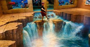 Art in Paradise 3D Chiang Mai. Suelo de Agua. Tailandia.