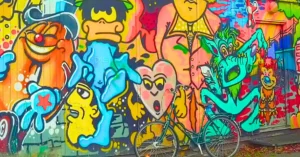 Arte Urbano de Ciudad Libre de Christiania.