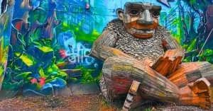 Arte Urbano de la Ciudad Libre de Christiania.