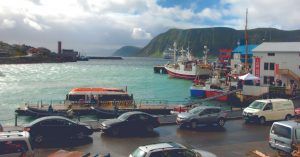 Ártico Ice Bar y Puerto de Honningsvåg, Cabo Norte. Noruega.