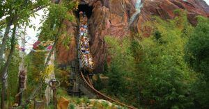 Atracción Montana Rusa. Disney Animal Kingdom. Orlando. Florida. Estados Unidos.