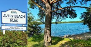 Avery Beach Park. Parque Provincial Algonquin. Ontario, Canadá.
