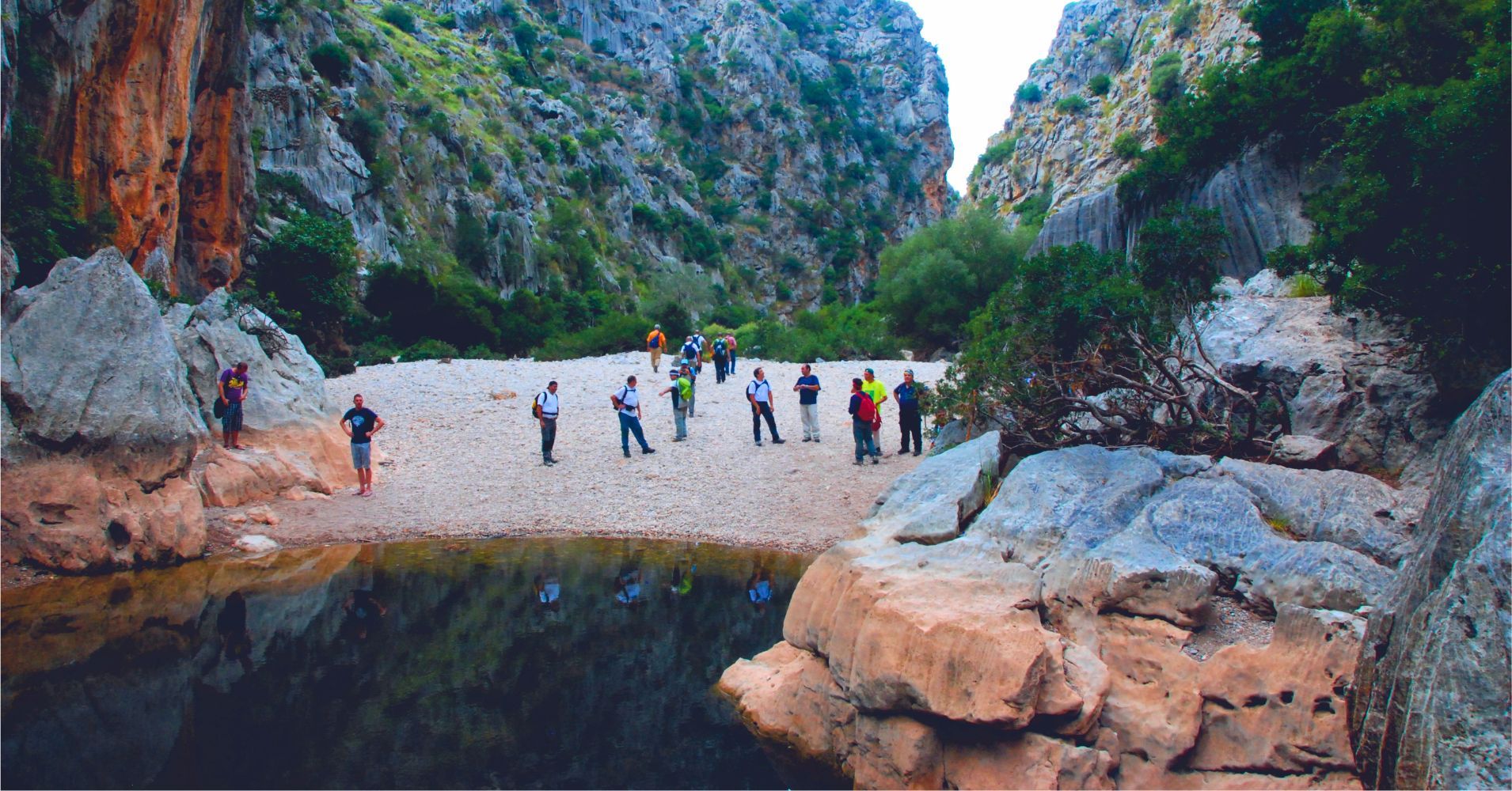 Badinas del Torrente de Pareis. Mallorca.