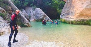 Badinas y Piscinas Naturales del Cañón del Vero. Sierra de Guara. Alquezar, Huesca.