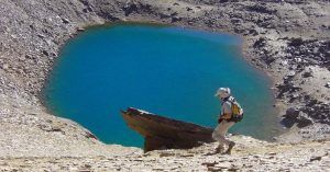 Bajada a la Laguna de la Caldera. Parque Nacional de Sierra Nevada. Granada.