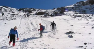 Bajada del Pico Toubkal. Marruecos.