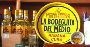 Bandeja de La Bodeguita del Medio. La Habana Vieja, Cuba.