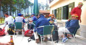 Bar del Camping Islas Cíes. Pontevedra, Galicia.