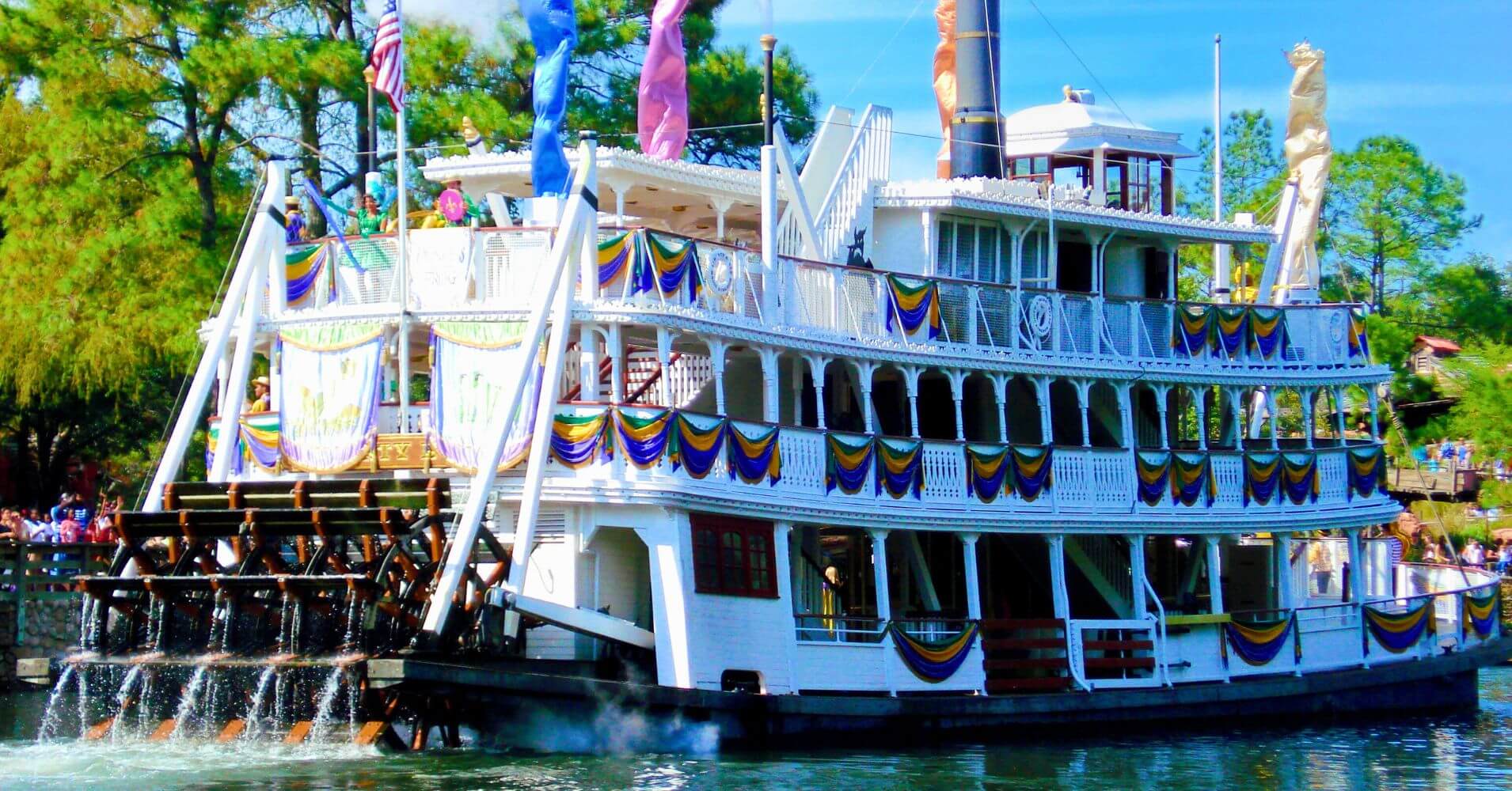 Barco del Mississippi. Frontierland, Disney Magic Kingdom. Orlando, Florida. Estados Unidos. Barco del Mississippi. Frontierland, Disney Magic Kingdom. Orlando, Florida. Estados Unidos.