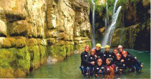 Barranco de Viandico. Cascada Molino de Aso. Sercué, Cañón de Añisclo. Huesca.