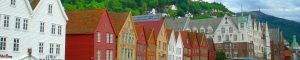 Bergen Puerta de los fiordos. Noruega.