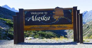 Bienvenido a Alaska. Estados Unidos.