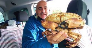 Buey de Mar, Mariscada en Lugo. Galicia.