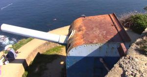 Bunker y Cañones del Faro de Gorliz. País Vasco.