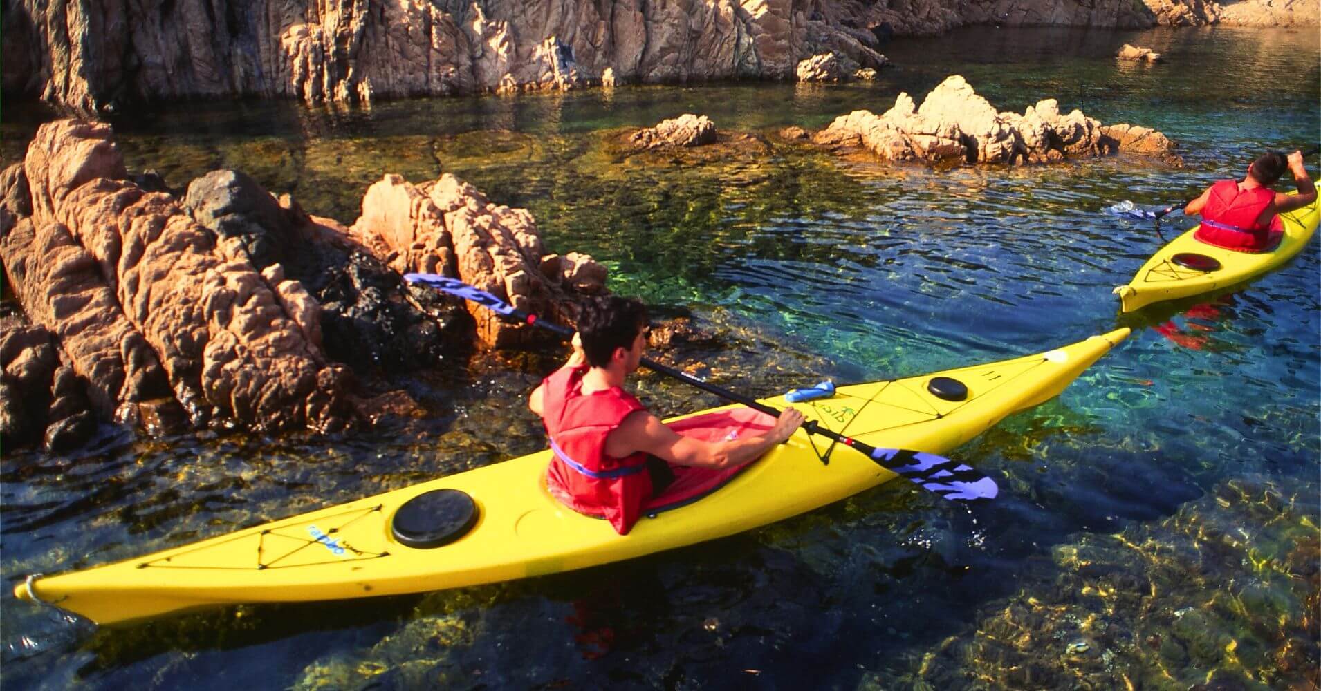 Cala de Agua Xélida, Agua Gélida. Tamariu, Costa Brava. Gerona.