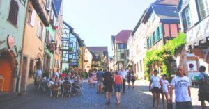 Calle de Riquewihr, Alsacia.
