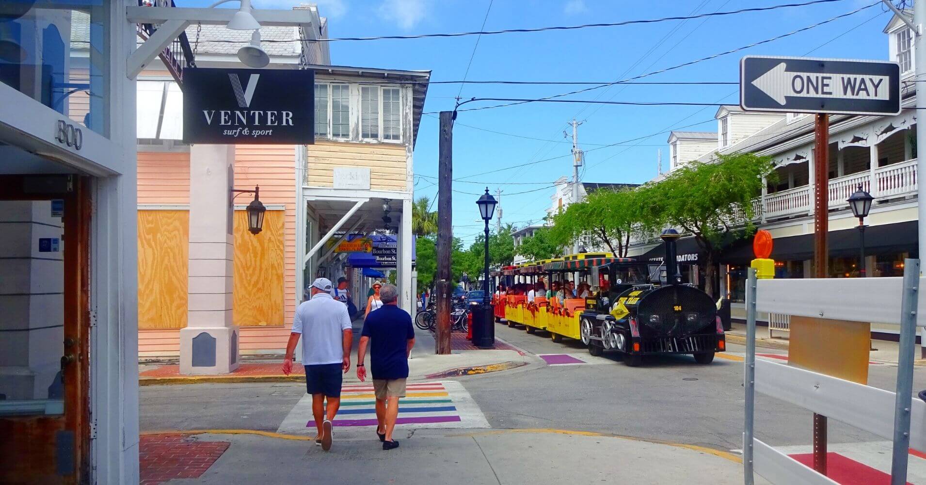 Calle Duval, Key West Cayos de Florida. Estados Unidos.