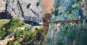 Caminito del Rey. Línea del Ferrocarril. Ardales & Alora. Málaga. Andalucía.