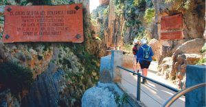 Caminito del Rey. Placa Conde Guadalhorce. Ardales & Alora. Málaga. Andalucía.