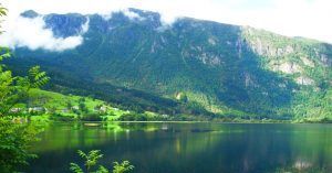 Camino de Stalheim en Noruega.