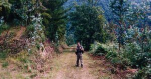 Camino en la Ruta del Teixo. Asturias.