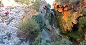 Camino Equipado en El Salto del Carlista. Amanaderos de Riodeva. Teruel.