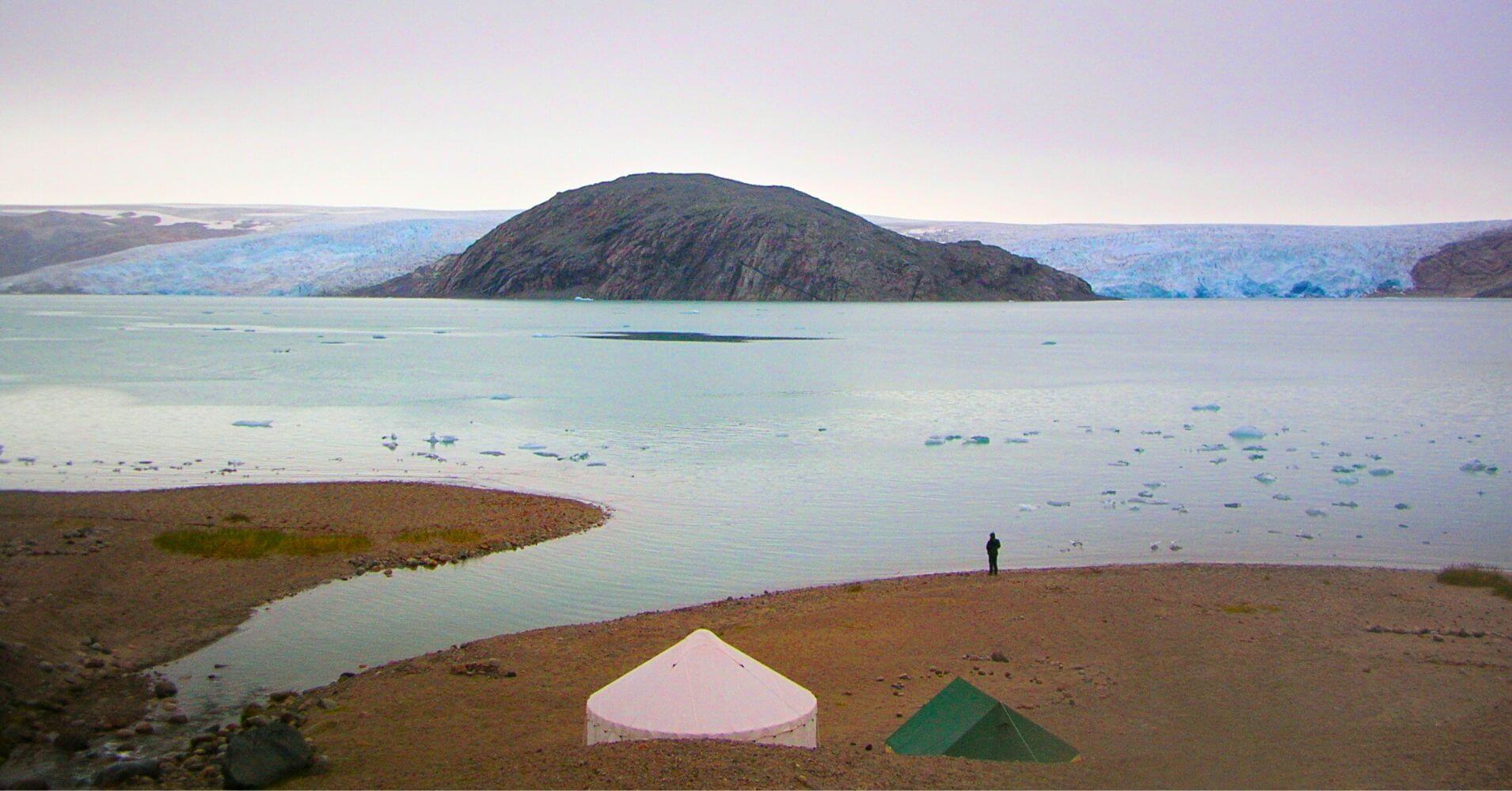 Campamento Glaciar Qaleraliq. Groenlandia.