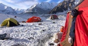 Campamento Trekking Baltoro. Karakórum, Skardú. Región de Baltistán. Pakistán.