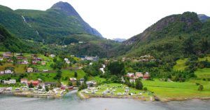 Camping de Geiranger. Noruega.
