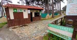 Camping de Islas Cíes. Isla del Medio o del Faro. Pontevedra, Galicia.