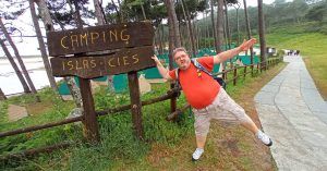 Camping Islas Cíes. Pontevedra, Galicia.