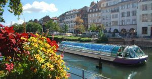 Canales de Estrasburgo. Alsacia, Bajo Rin. Gran Este. Francia.