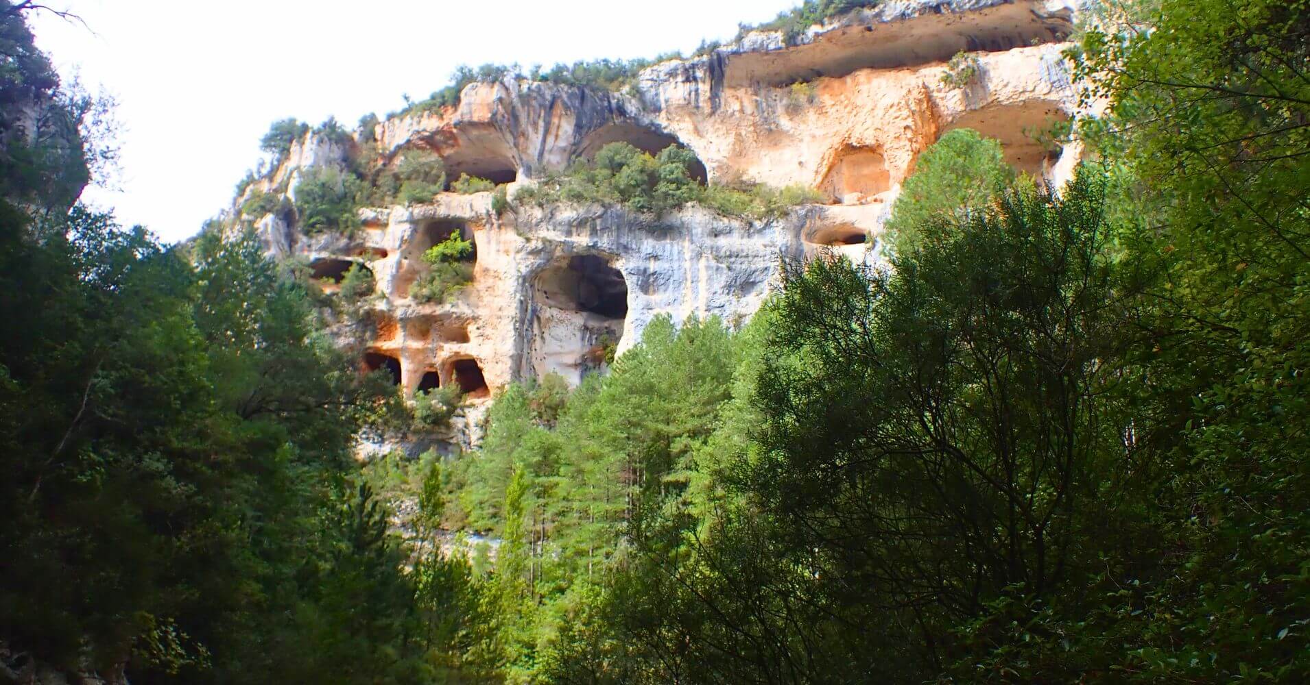 Cañón del Vero. Cuevas y Abrigos. Sierra de Guara, Alquezar. Huesca.