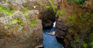 Cañón Kolugljúfur. Península de Vatnsnes. Hvammstangi. Norðurland Vestra. Islandia.