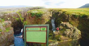 Cañón Kolugljúfur. Península de Vatnsnes. Norðurland Vestra. Islandia.