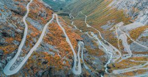 Carretera de los Trolls Trollstigen. The Trolls Road, Noruega.