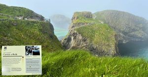 Carrick a Rede Rope Bridge. Irlanda del Norte.