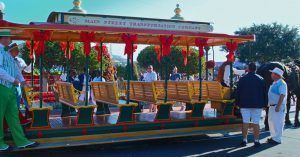 Carroza del Desfile de Disney Magic Kingdom. Orlando, Florida. Estados Unidos.