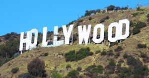 Cartel de Hollywood. Los Ángeles, California. Estados Unidos.