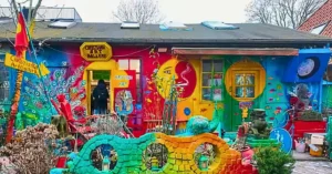 Casa de Colores de Ciudad Libre de Christiania.