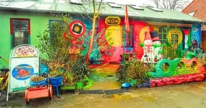 Casa de Colores de la Ciudad Libre de Christiania.