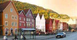 Casas de Bergen Capital Secreta de Europa. Noruega.