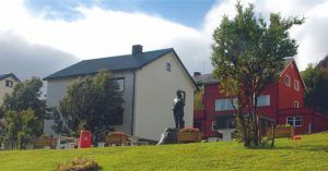 Casas de Honningsvåg. Noruega.