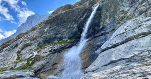 Cascada Cara Norte del Eiger. Grindelwald, Suiza.