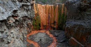 Cascada de Colores. Parque Nacional de La Caldera de Taburiente. La Palma. Islas Canarias.