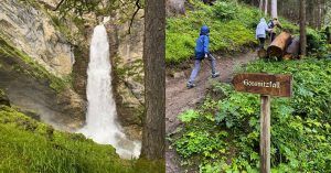 Cascada Gößnitzfall. Heiligenblut am Grosglockner. Carintia, Austria.