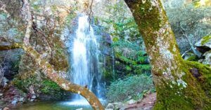 Cascada de la Hoz de Carboneros, Navahermosa, Montes de Toledo.