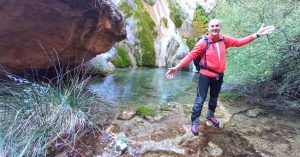 Cascada de La Virgen Blanca. Amanaderos de Riodeva. Teruel. Aragón.