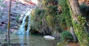 Cascada de Las Ninfas en Amanaderos de Riodeva. Teruel, Aragón.