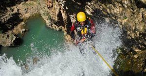 Cascada del Barranco del Tajo de Ronda. Málaga, Andalucía.